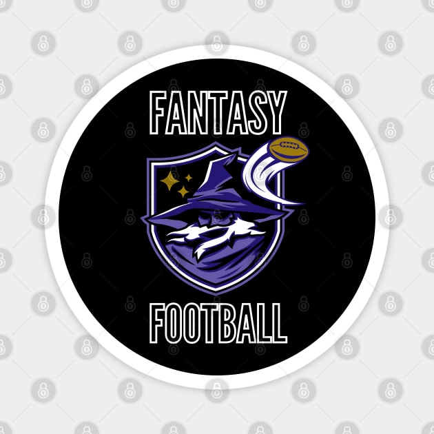 Fantasy Football (Baltimore) Magnet by Pine Tree Tees